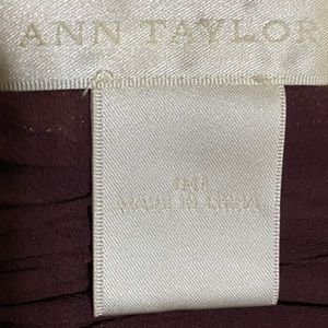 Strapless empire waist dress.